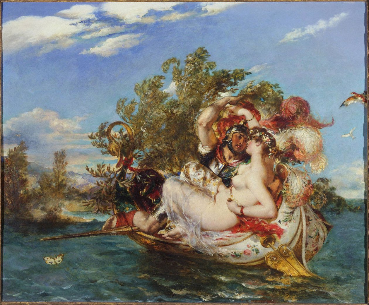 Phaedria und Cymochles von William Etty