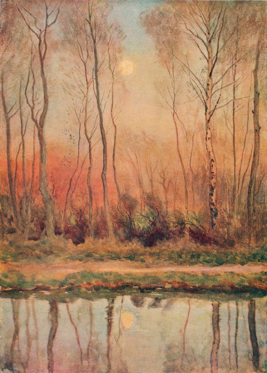 Ein Surrey-Kanal, Abend, ca. 1893 von William Eyre Walker