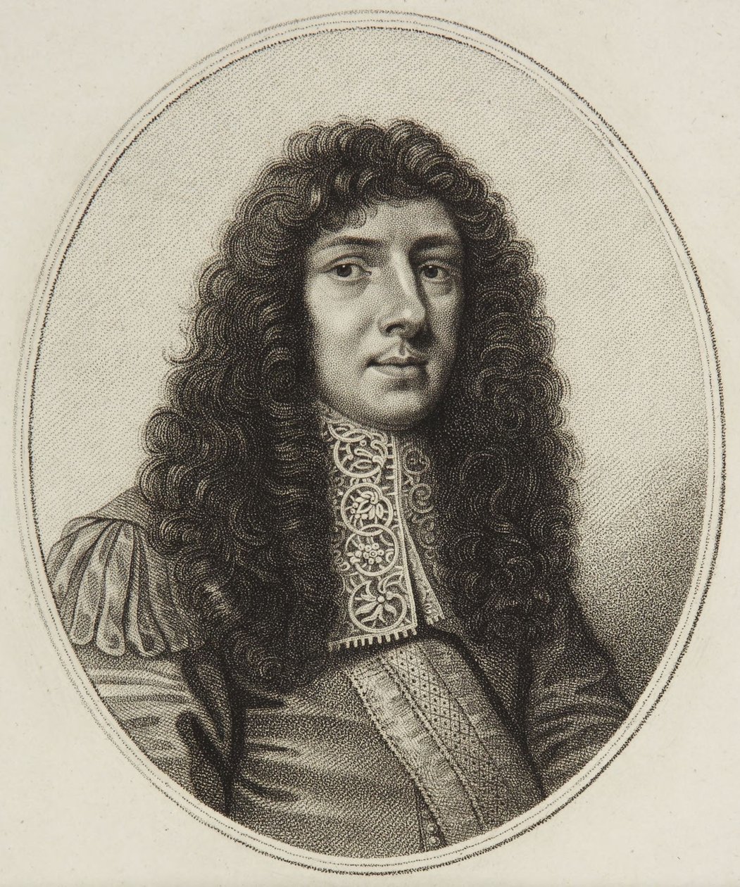 Porträt von John Aubrey von William Faithorne