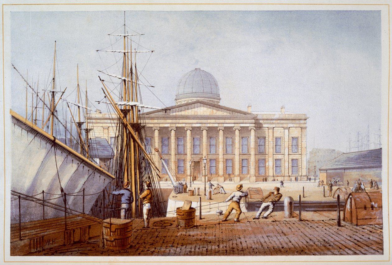 Das Zollhaus und das Finanzgebäude, Liverpool, 1864 von William Gawin Herdman