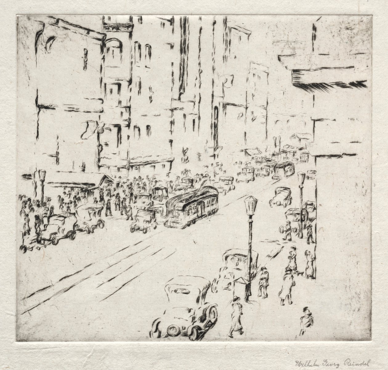 Die Allee von William George Reindel