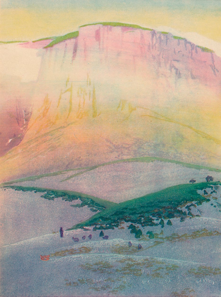 Der letzte Schimmer, Korsika, ca. 1920, 1928 von William Giles