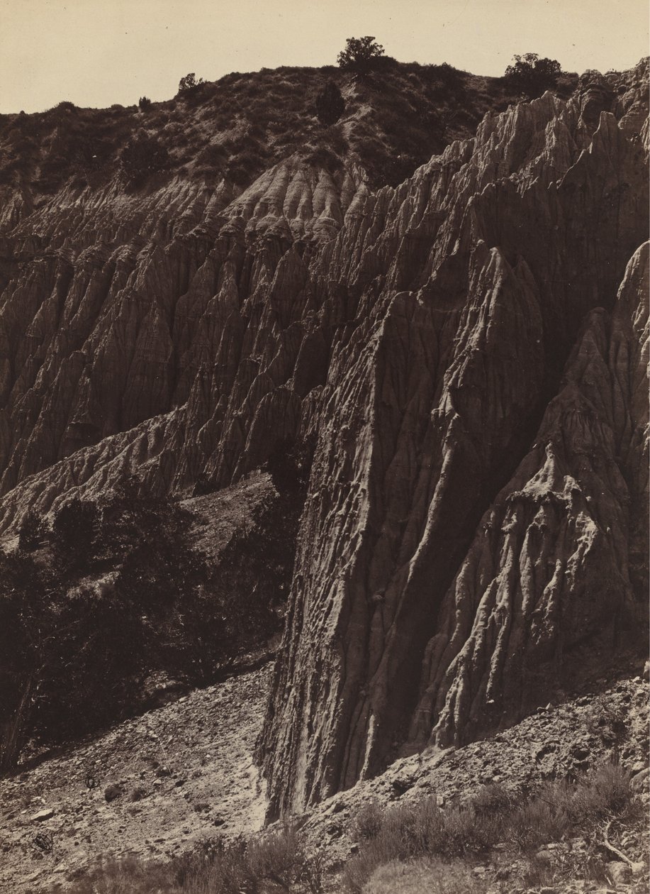 Regenskulptur, Salt Creek Canon, Utah, 1872 von William H. Bell