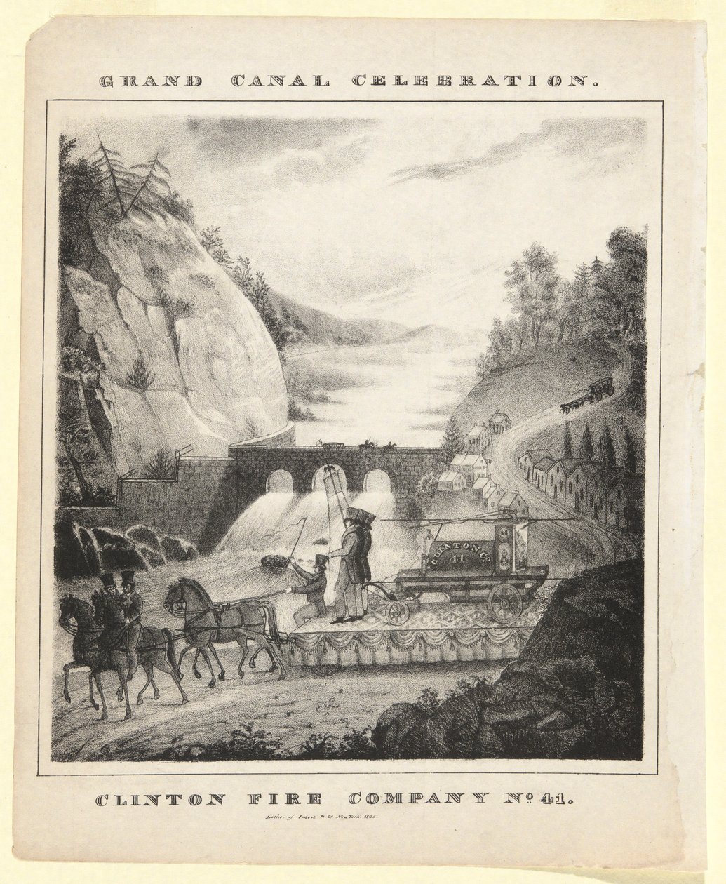 Clinton Feuerwehrkompanie Nr. 41 von William H. Tuthill