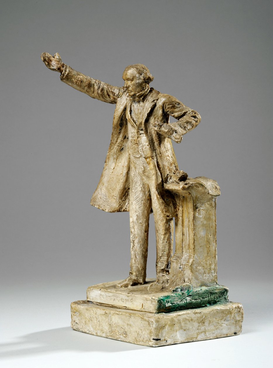 Maquette für die Statue von William Ewart Gladstone am Strand, London, um 1905 von William Hamo Thornycroft