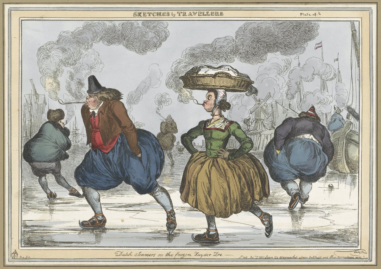 Holländische Dampfer von William Heath
