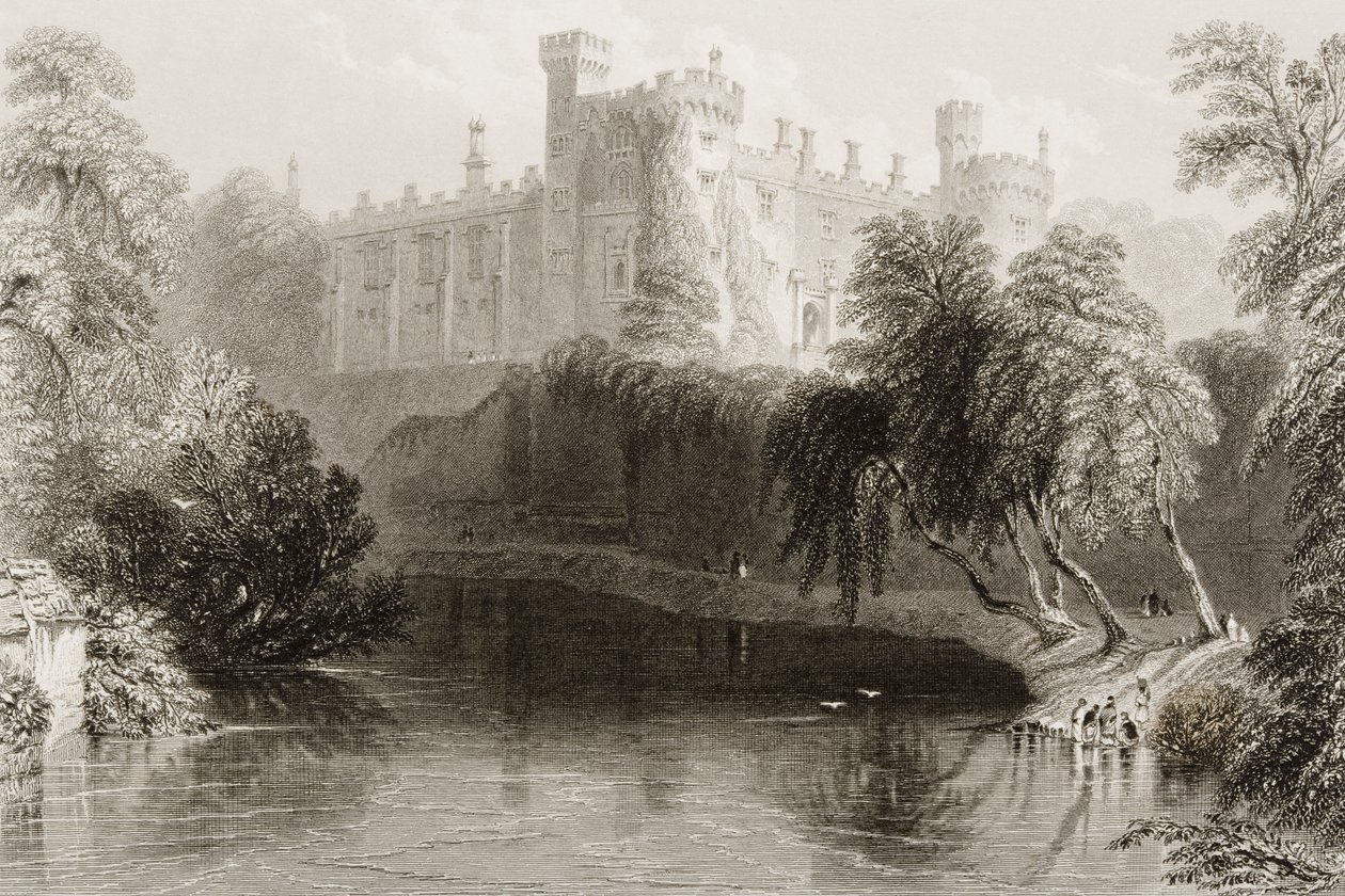 Kilkenny Castle, County Kilkenny, Irland, aus 