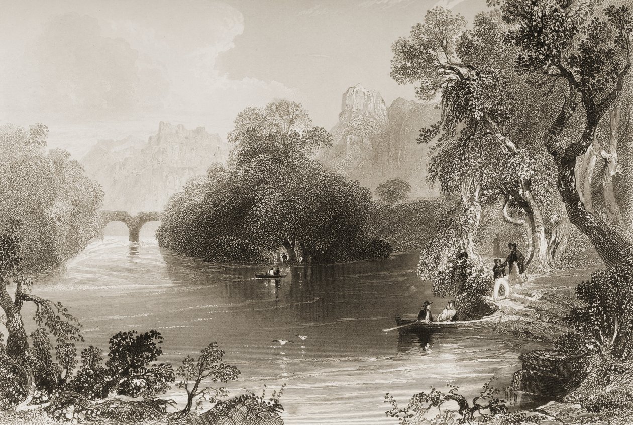 Killarney, Old Weir Bridge, County Killarney, Irland, aus 