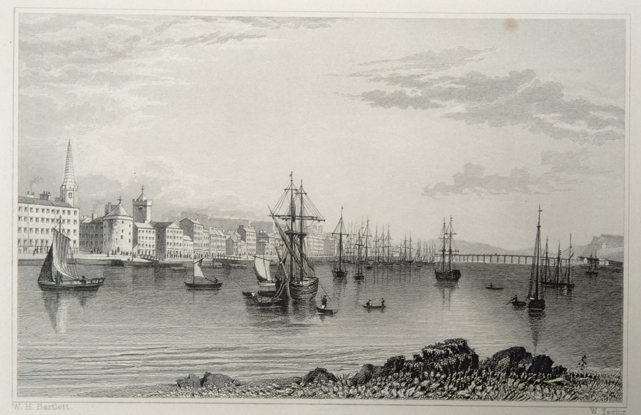Waterford, Irland, graviert von W. Taylor von William Henry Bartlett