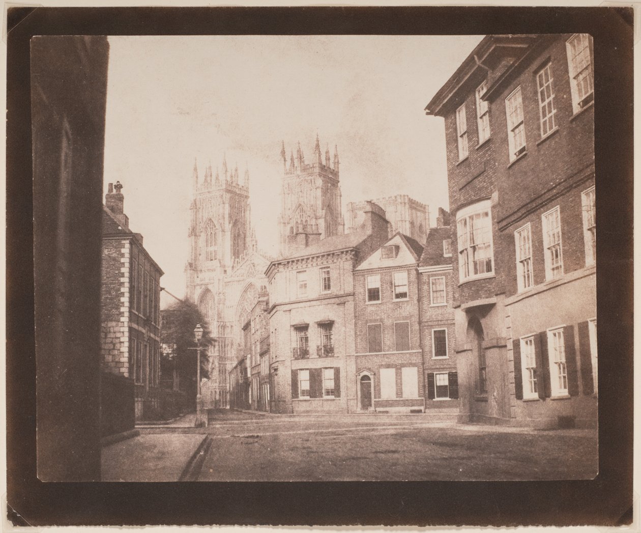 Eine Szene in York—York Minster von Lop Lane von William Henry Fox Talbot