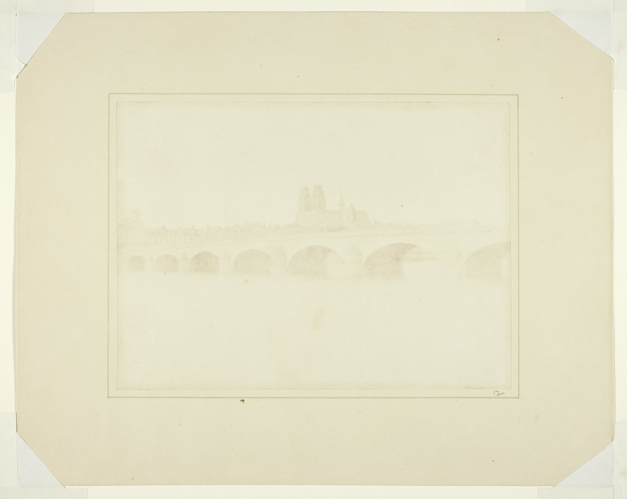Die Brücke von Orleans von William Henry Fox Talbot