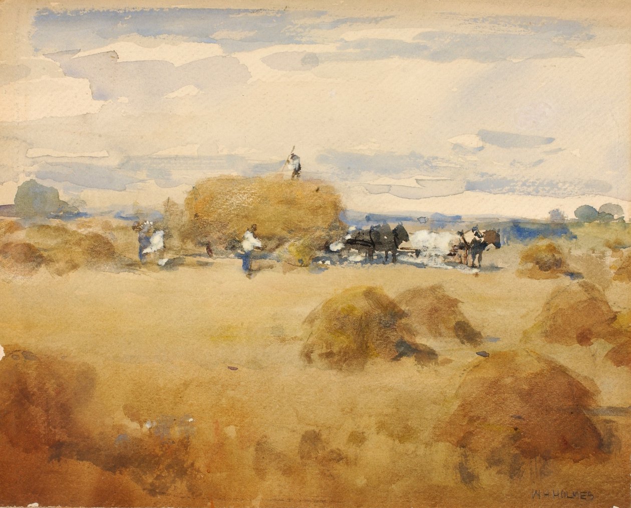 Heuernte Szene von William Henry Holmes