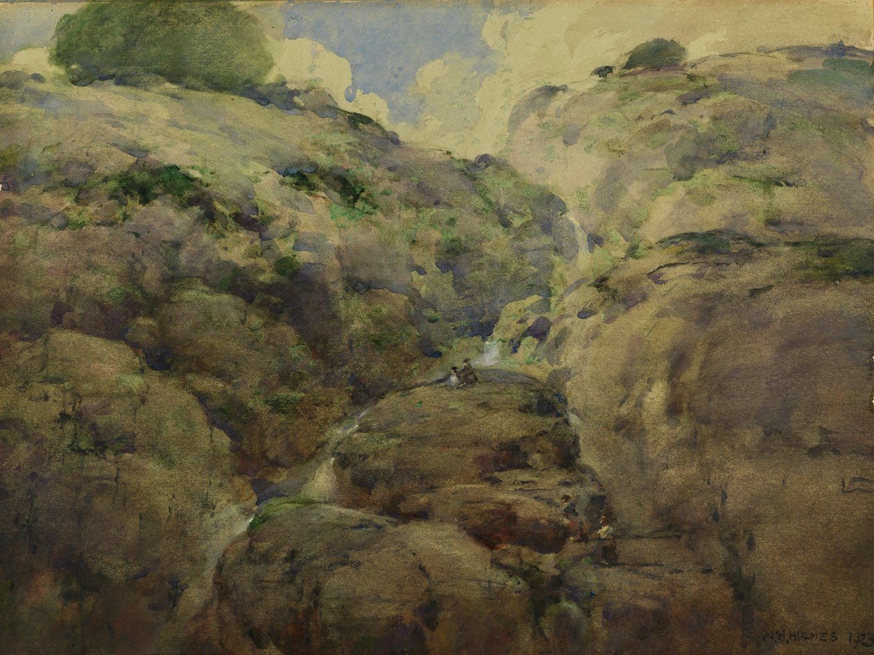 Bergschlucht, Colorado von William Henry Holmes