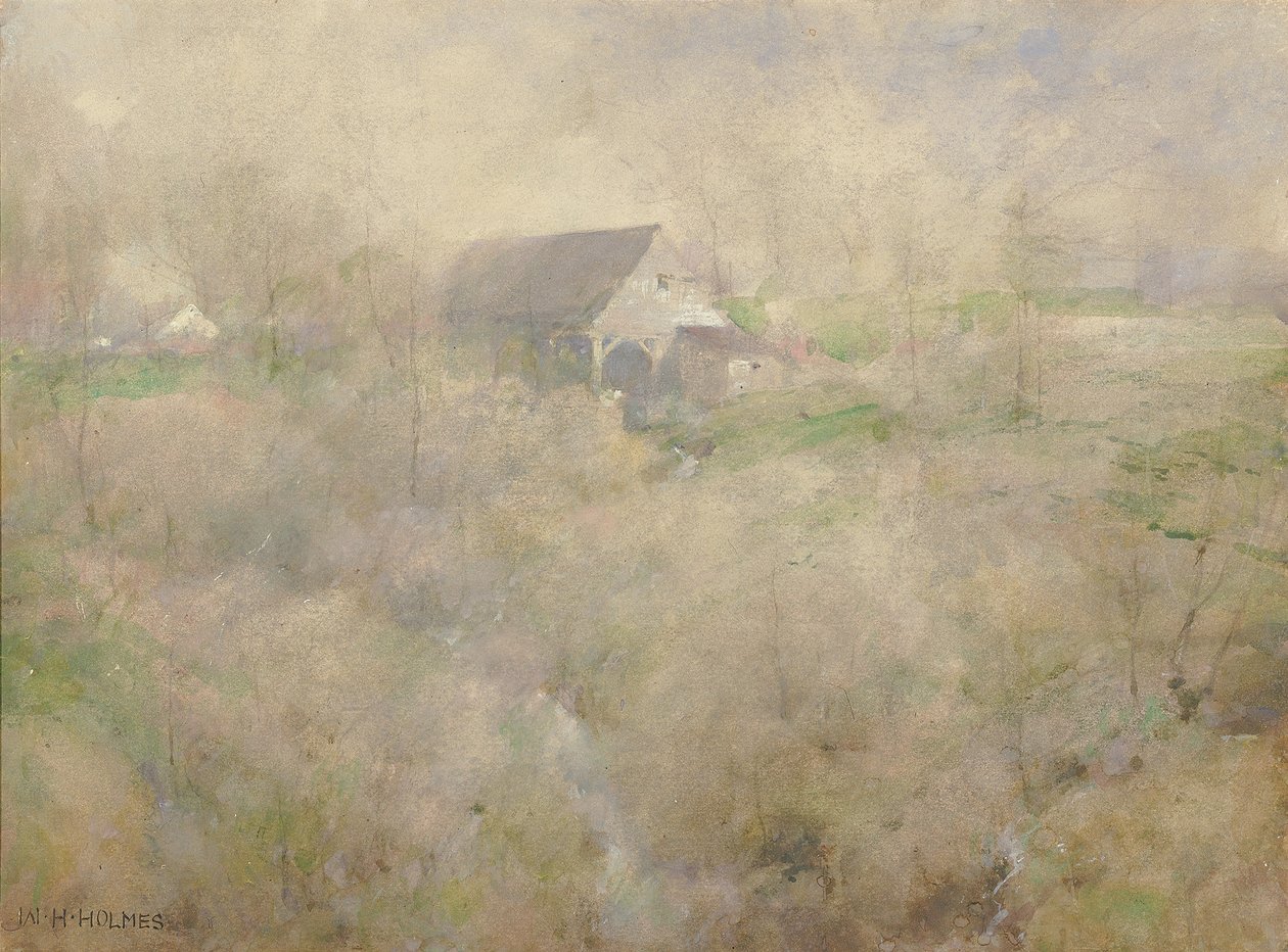 Meine alte Mühle, Holmescroft, bei Rockville von William Henry Holmes