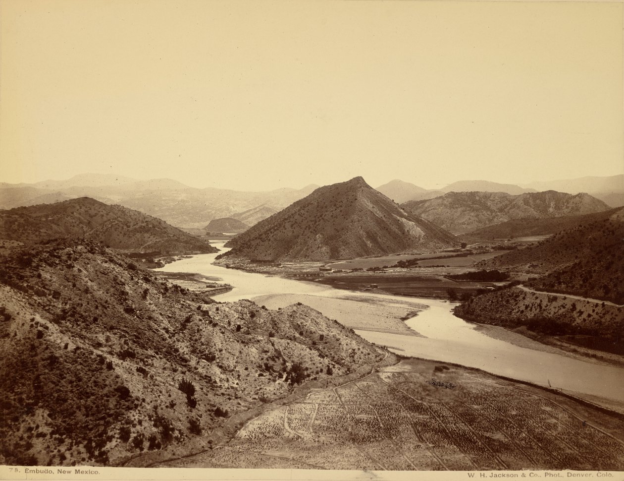 Embudo, New Mexico von William Henry Jackson