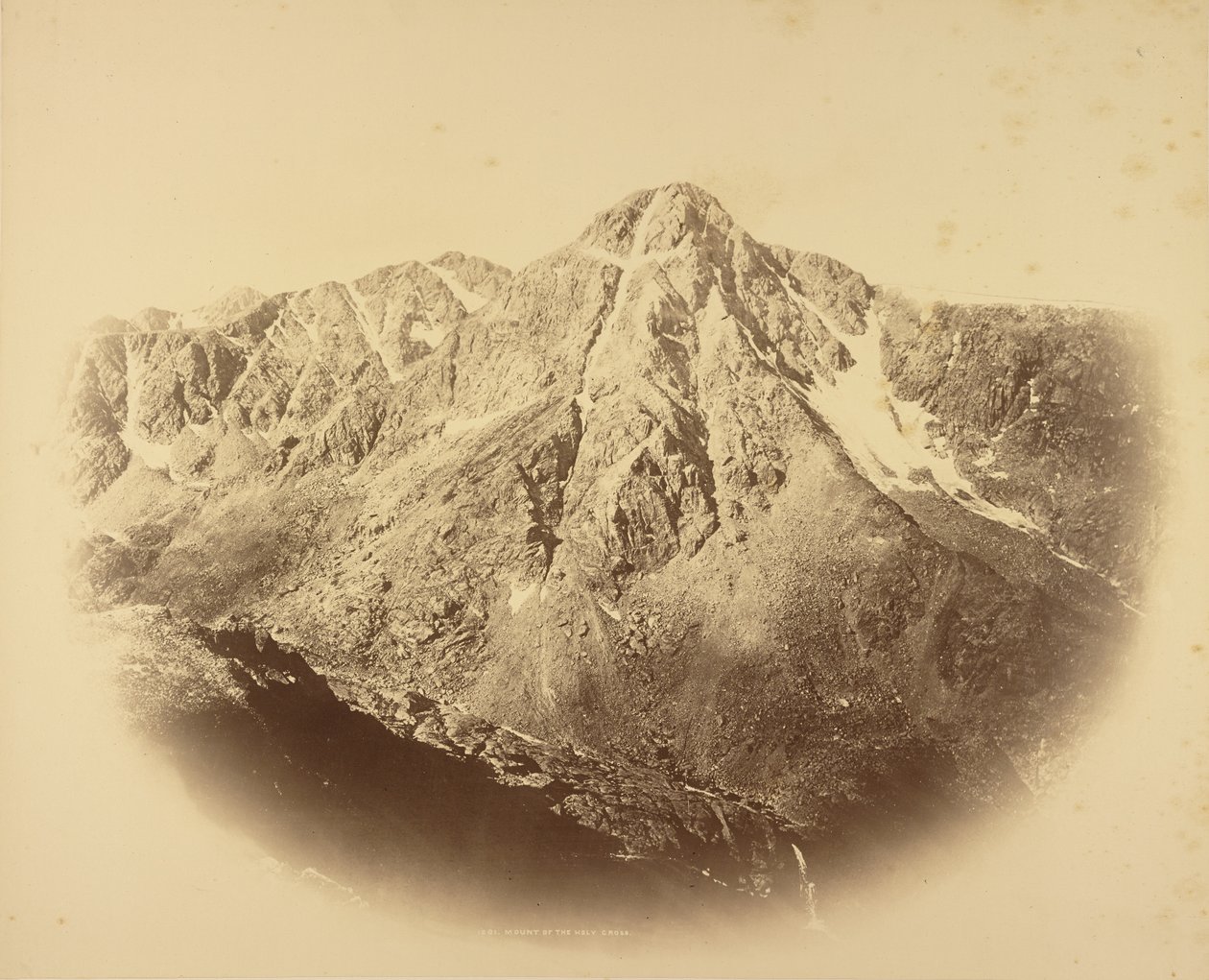 Berg des Heiligen Kreuzes von William Henry Jackson
