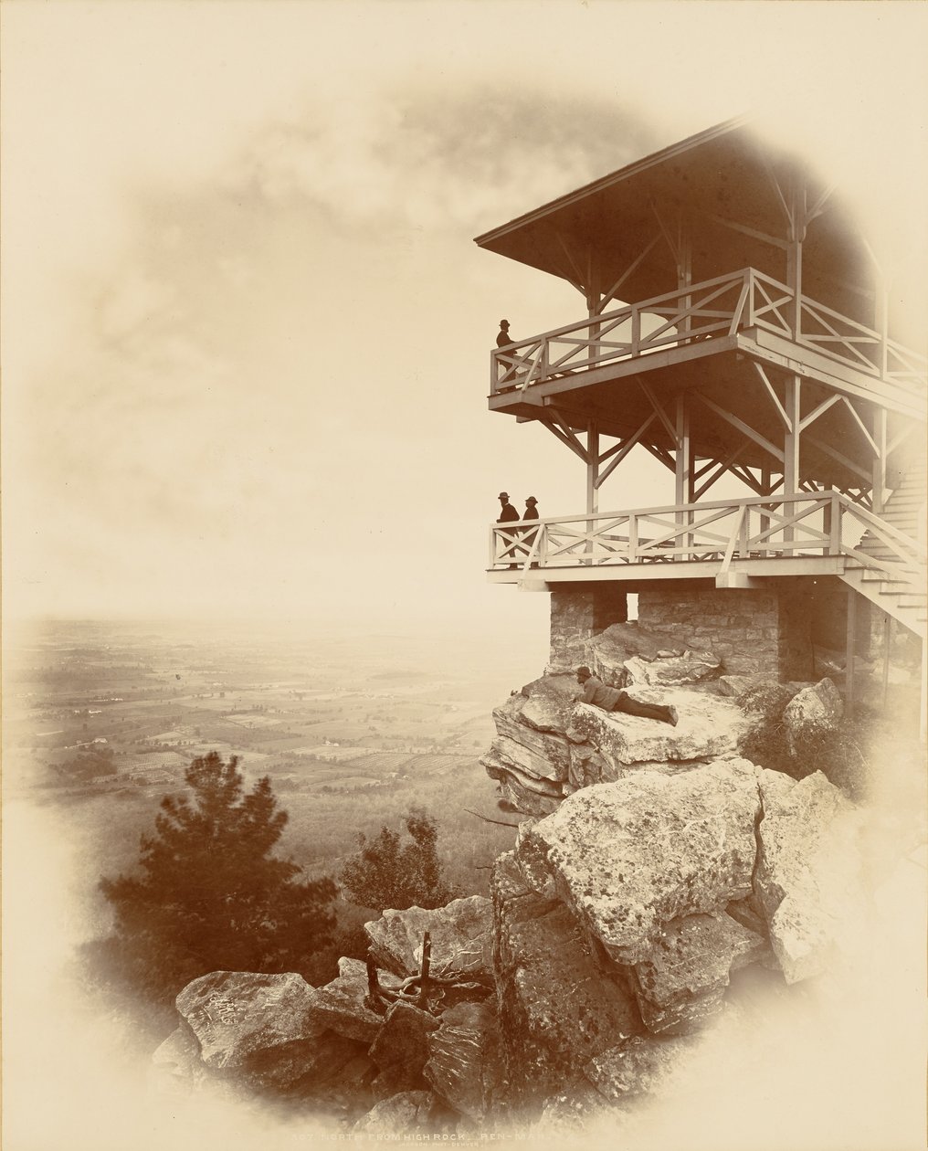 Norden vom High Rock, Pen-Mar von William Henry Jackson