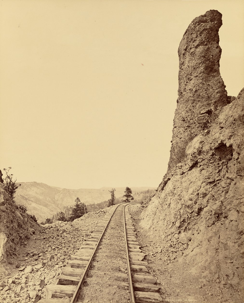 Toltec-Schlucht vom Portal von William Henry Jackson