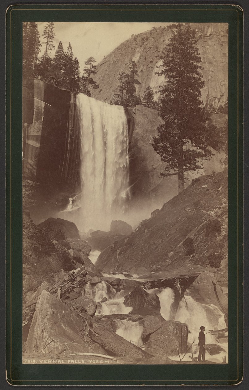 Vernal Falls, Yosemite von William Henry Jackson