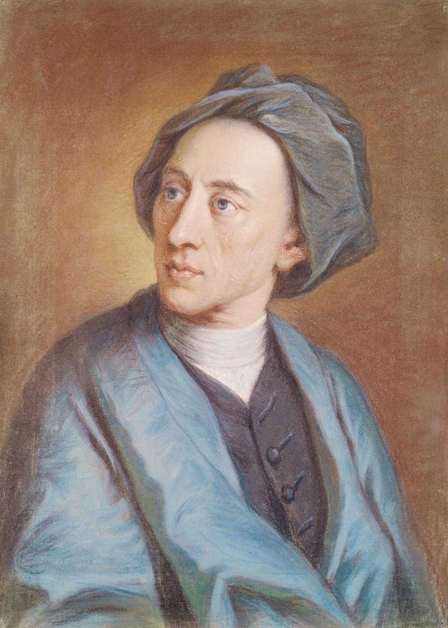 Porträt von Alexander Pope (1688-1744), ca. 1739-84 von William Hoare