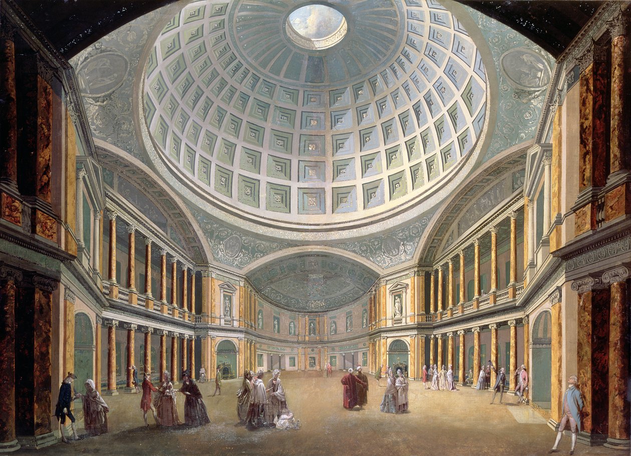 Innenraum des Pantheon, Oxford Road, London von William Hodges