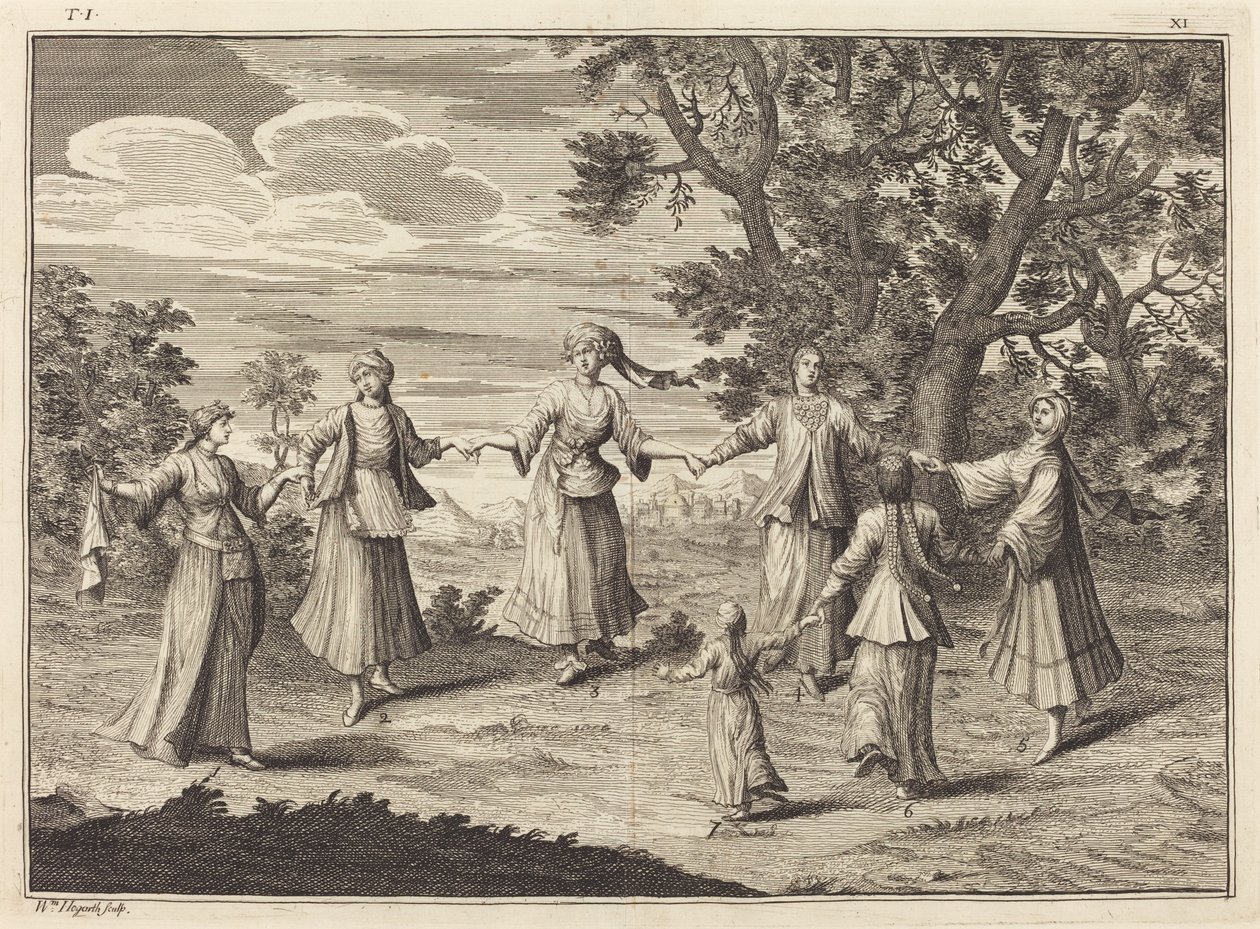 Einheimischer Tanz von William Hogarth