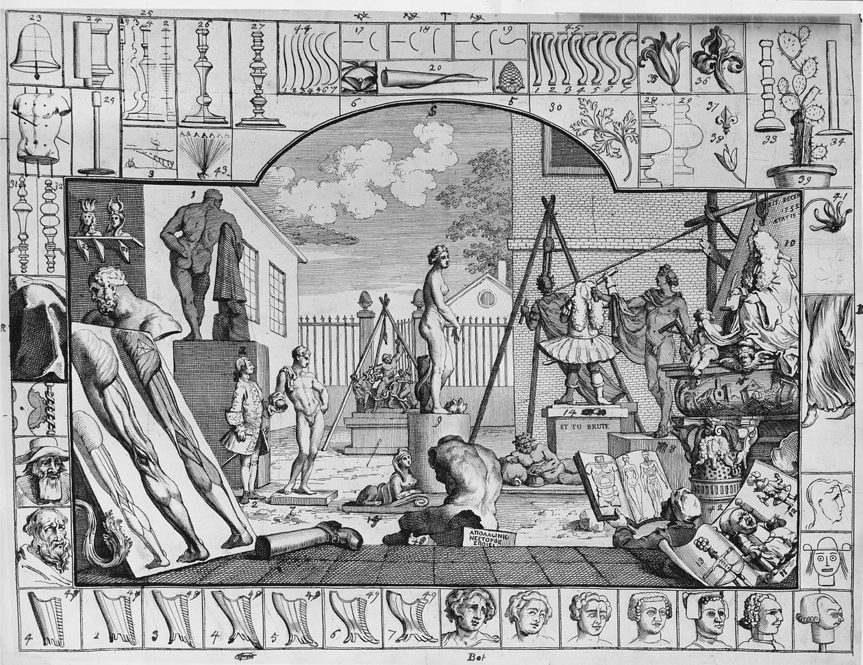 Analyse der Schönheit, Platte 1, 1753 von William Hogarth