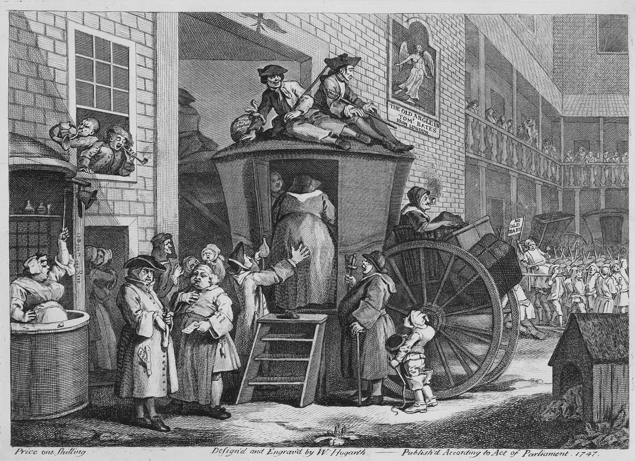 Landgasthof, 1747 von William Hogarth