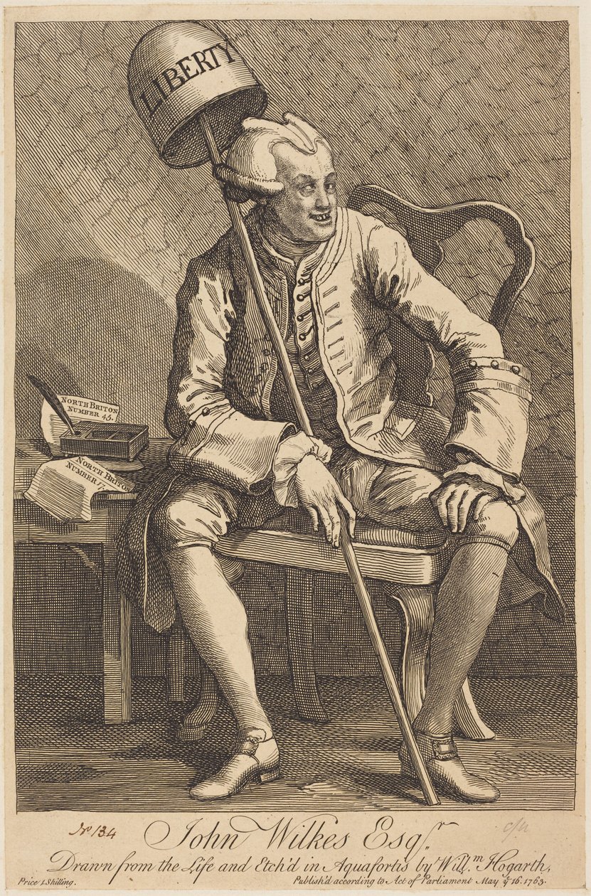 John Wilkes Esq. von William Hogarth