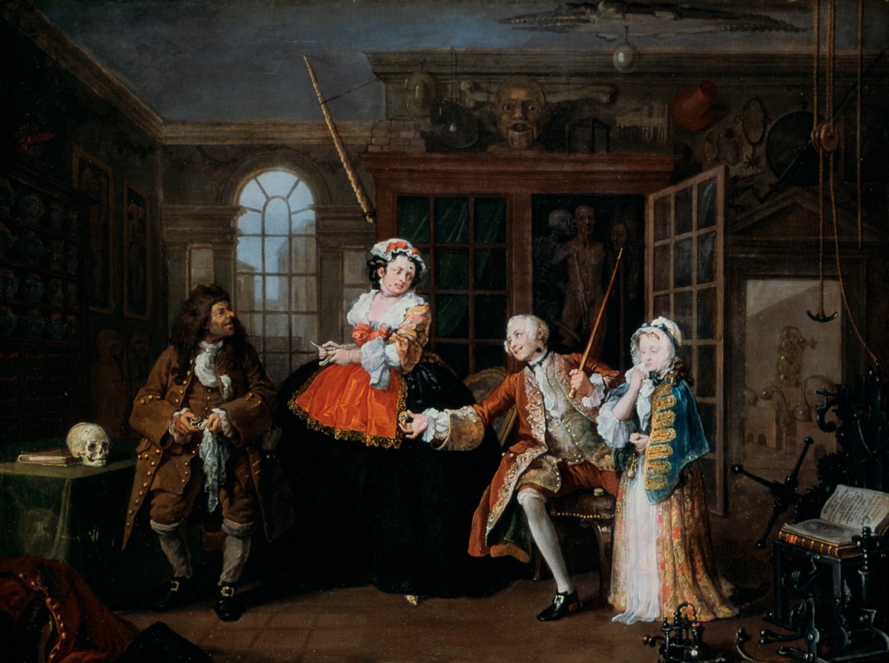 Marriage A-la-Mode: Die Inspektion von William Hogarth