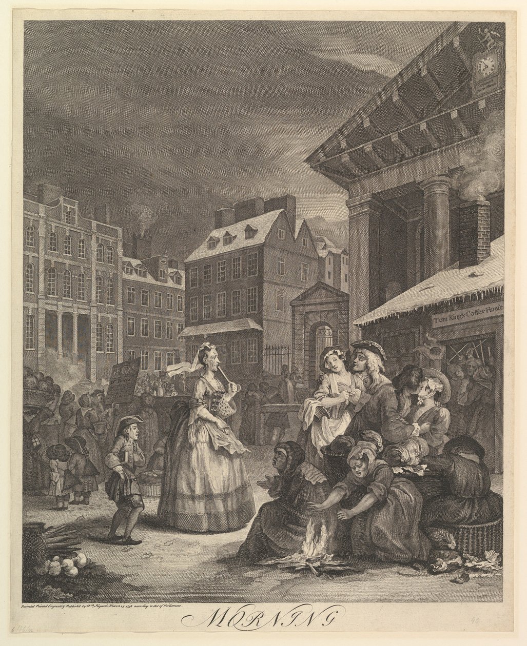 Morgen: Die vier Tageszeiten von William Hogarth