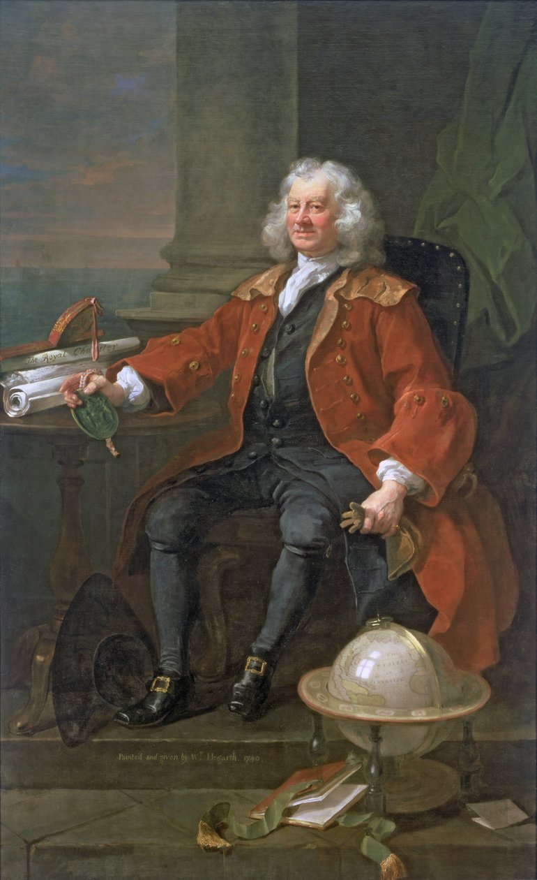 Porträt von Captain Coram (ca. 1668-1751) 1740 von William Hogarth