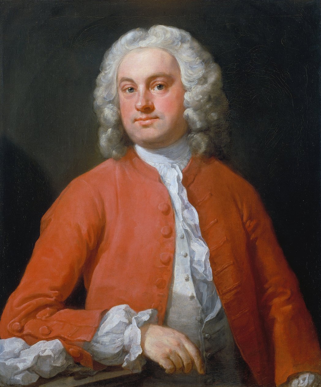 Porträt eines Mannes von William Hogarth