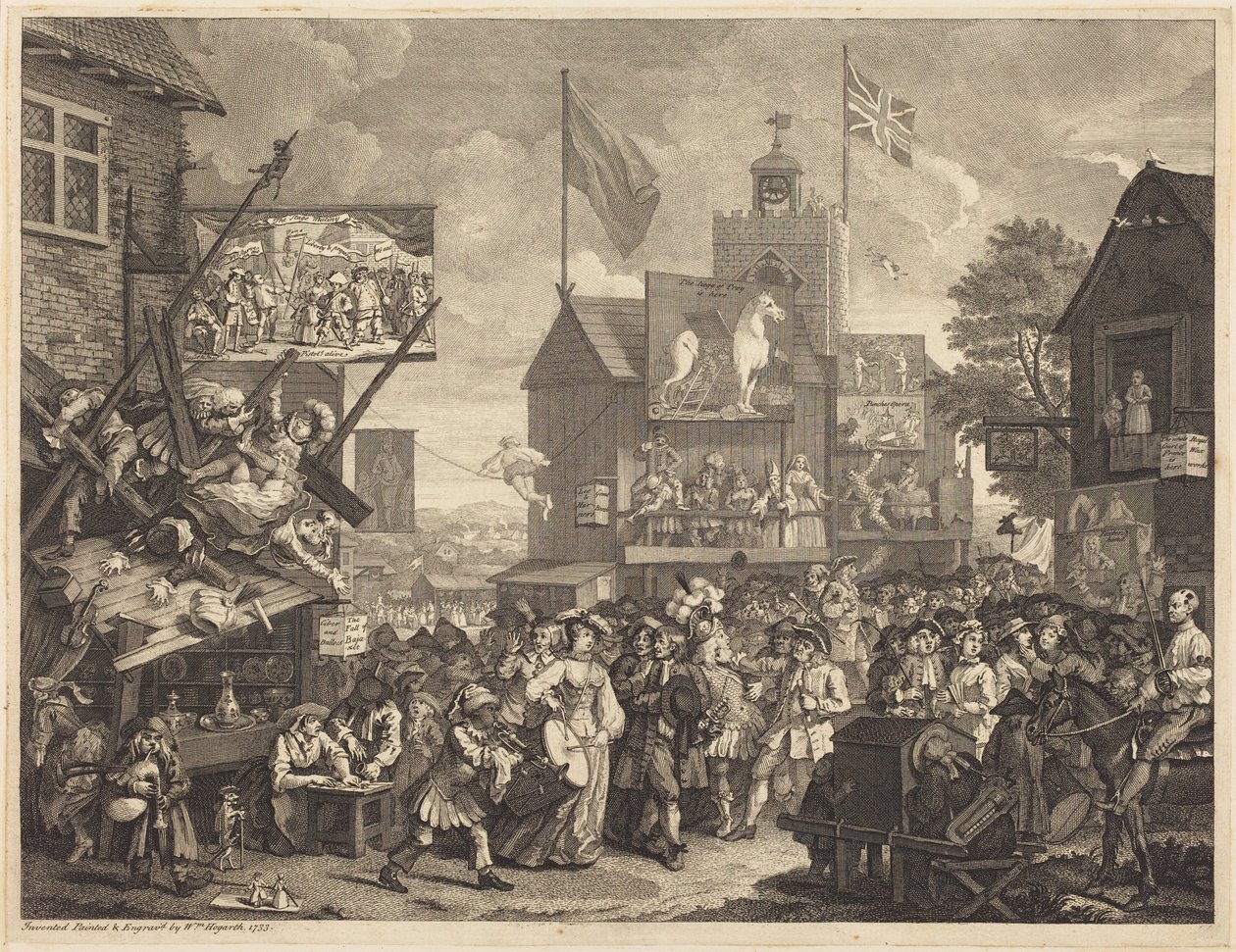 Southwark-Messe von William Hogarth