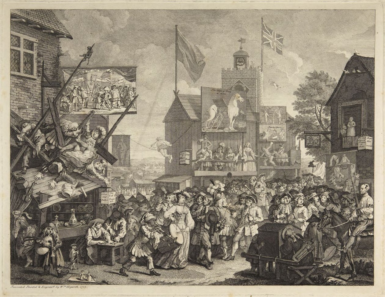 Southwark-Messe von William Hogarth
