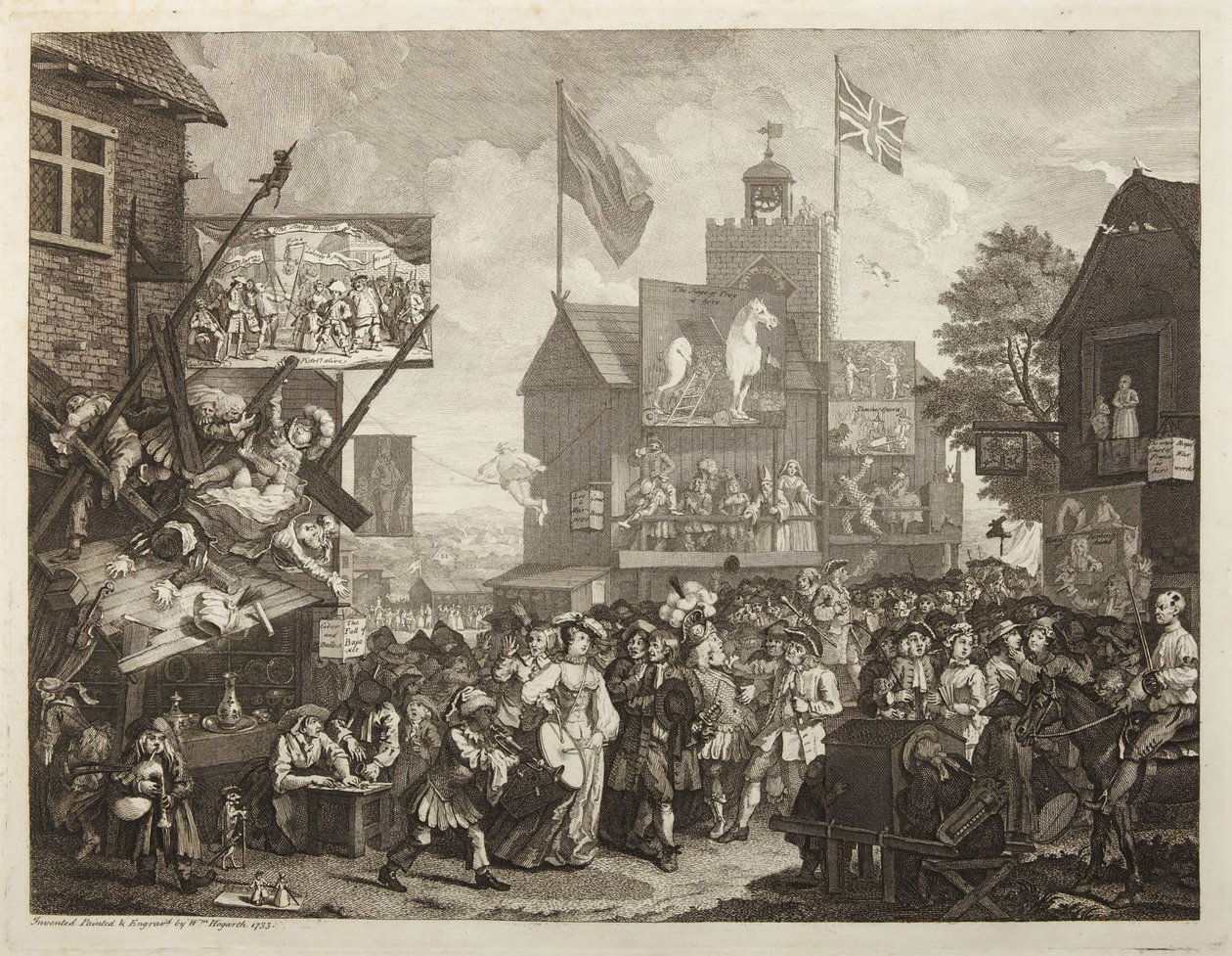 Southwark-Messe von William Hogarth