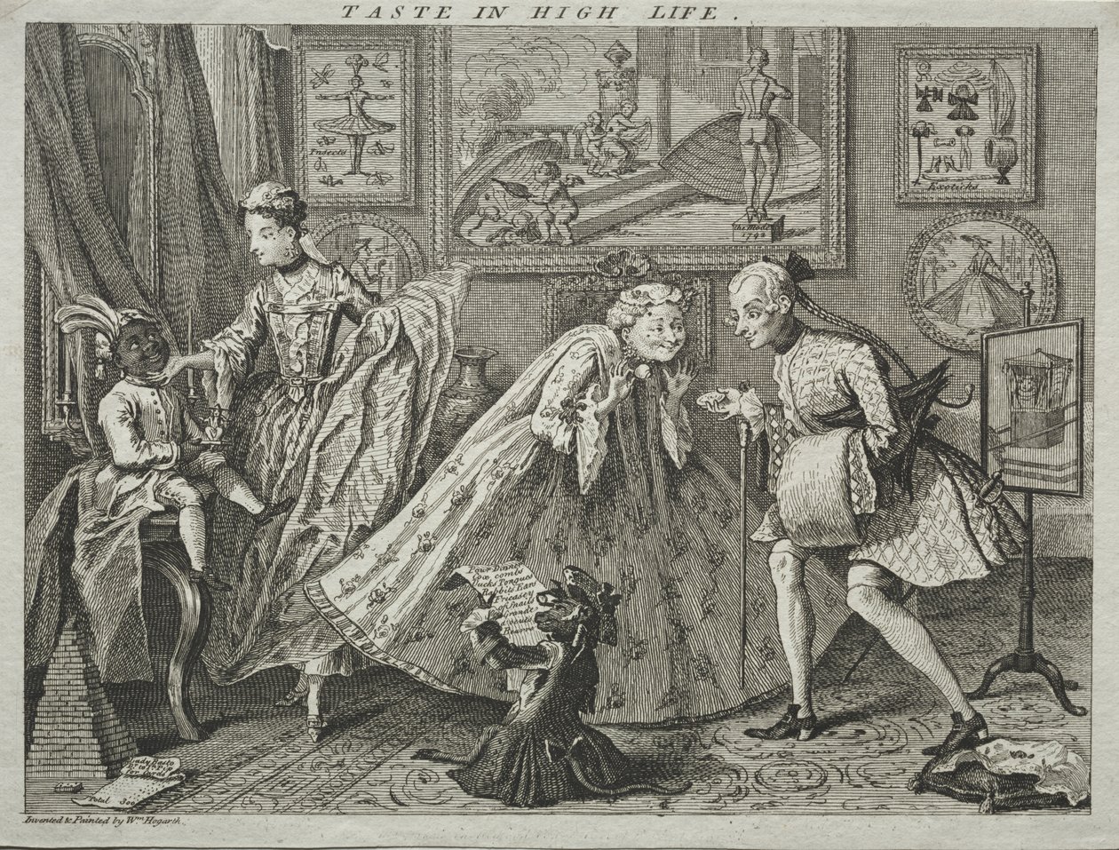 Geschmack im hohen Leben von William Hogarth