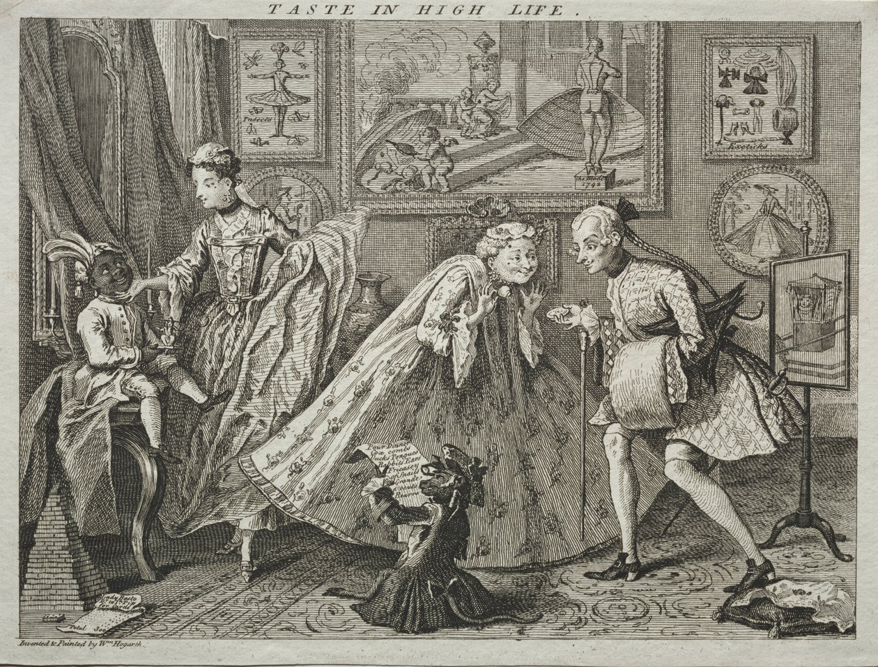 Geschmack im hohen Leben von William Hogarth