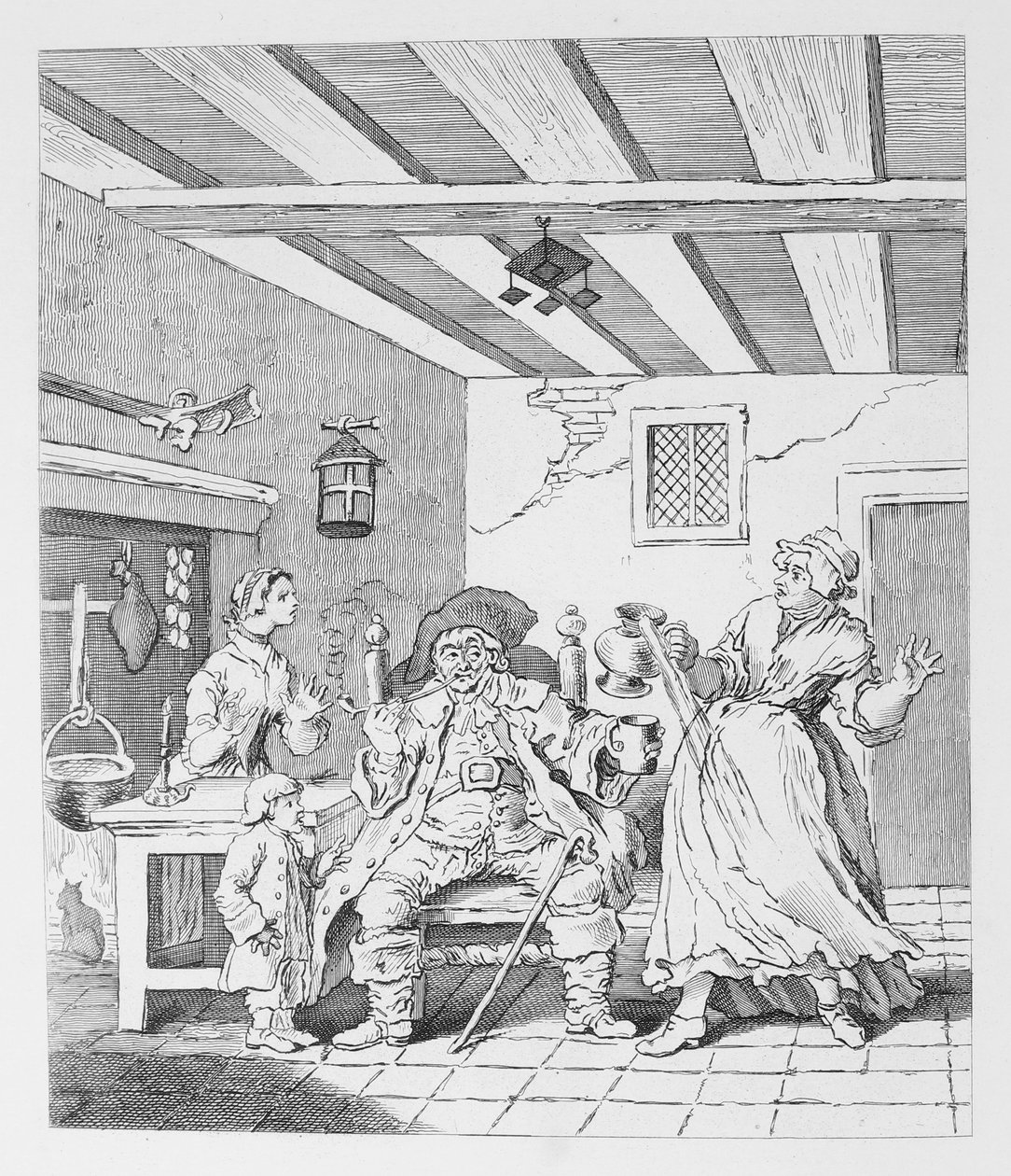 Die Rückkehr des Bauern von William Hogarth