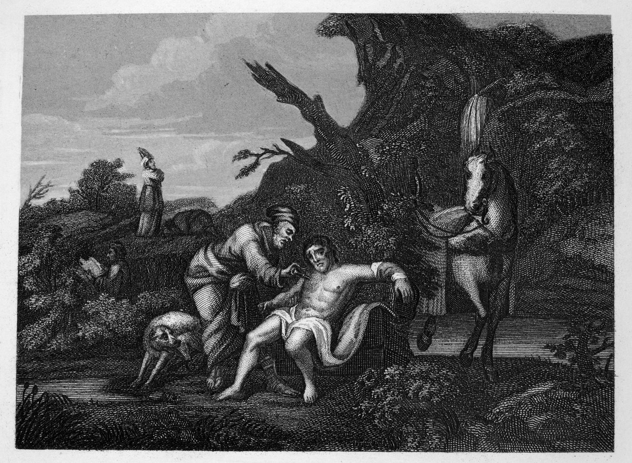 Der barmherzige Samariter von William Hogarth