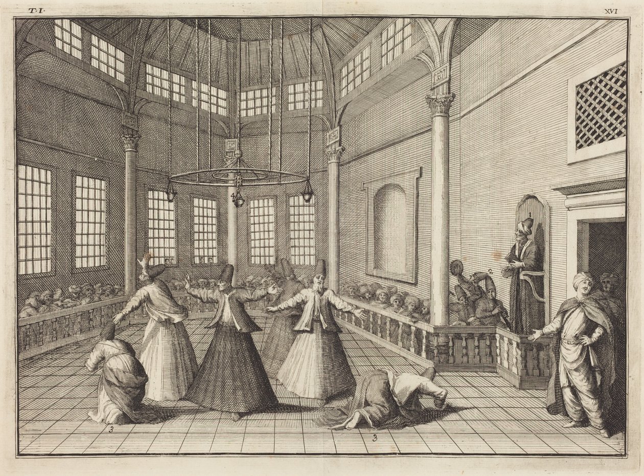 Das Innere einer Moschee von William Hogarth