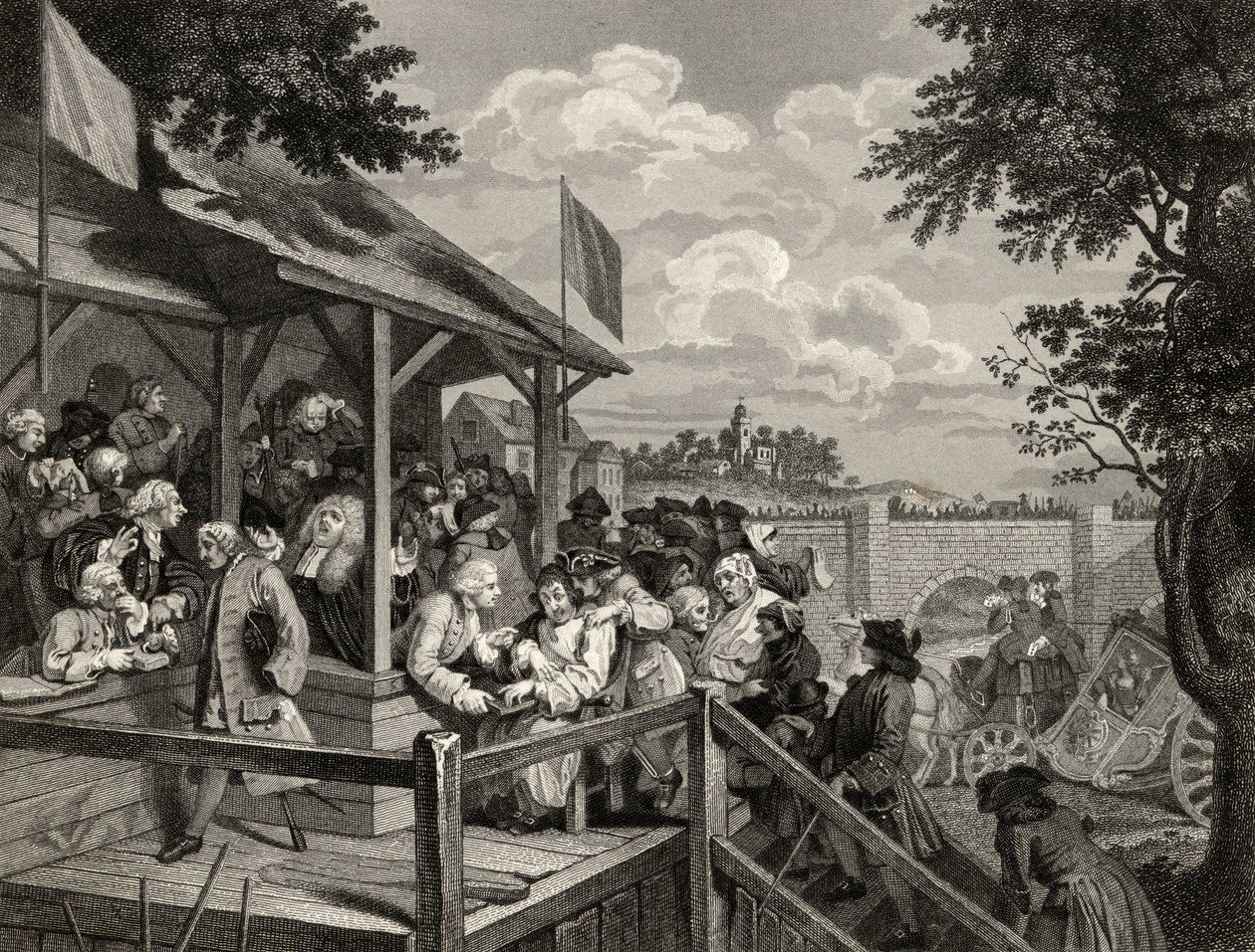 Die Wahl, graviert von George Presbury, aus 