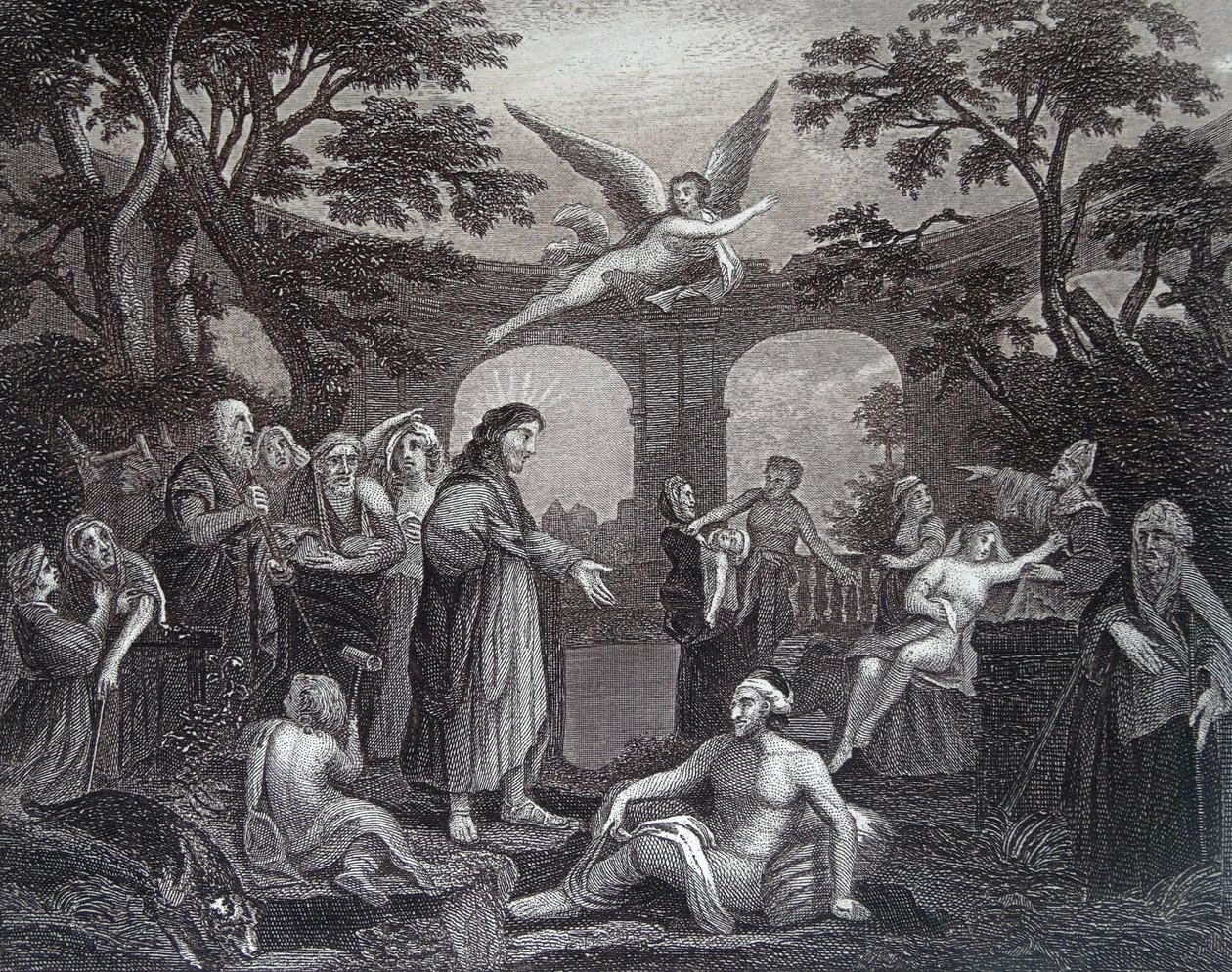Der Teich von Bethesda von William Hogarth