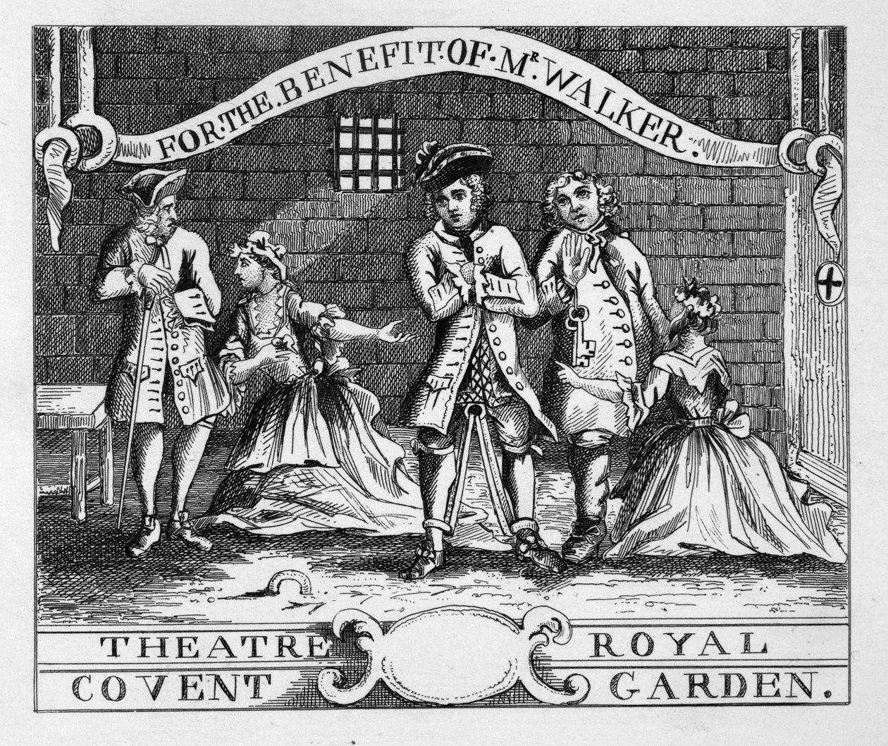 Theater Royal, Covent Garden von William Hogarth