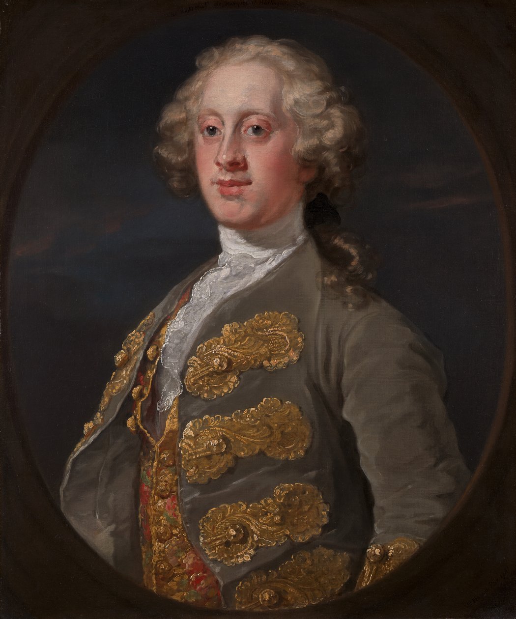William Cavendish, Marquess von Hartington, später vierter Herzog von Devonshire von William Hogarth