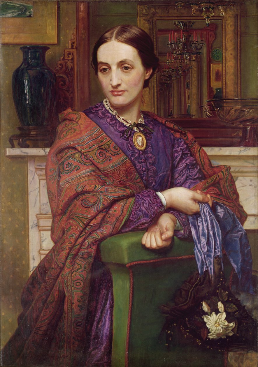 Porträt von Fanny Holman Hunt (1833-66) 1866-68 von William Holman Hunt