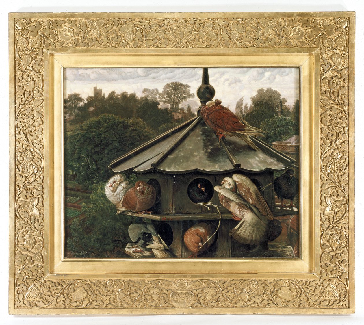 Das Fest des Heiligen Swithin oder Das Taubenhaus von William Holman Hunt