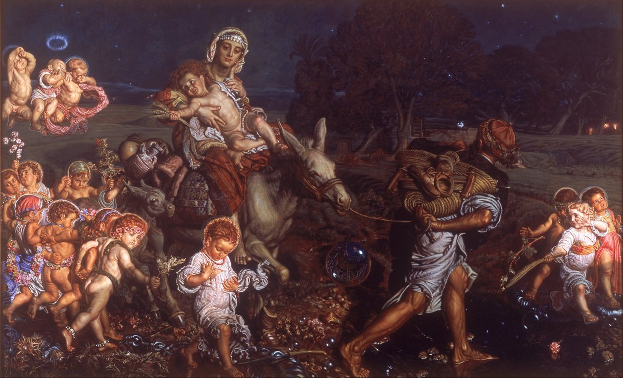 Der Triumph der Unschuldigen von William Holman Hunt