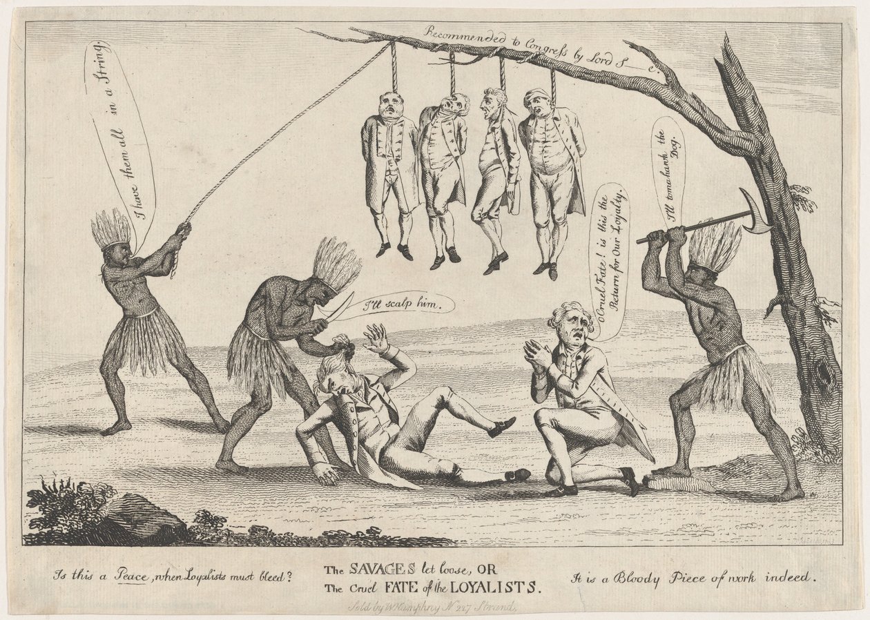 Die entfesselten Wilden oder das grausame Schicksal der Loyalisten von William Humphrey