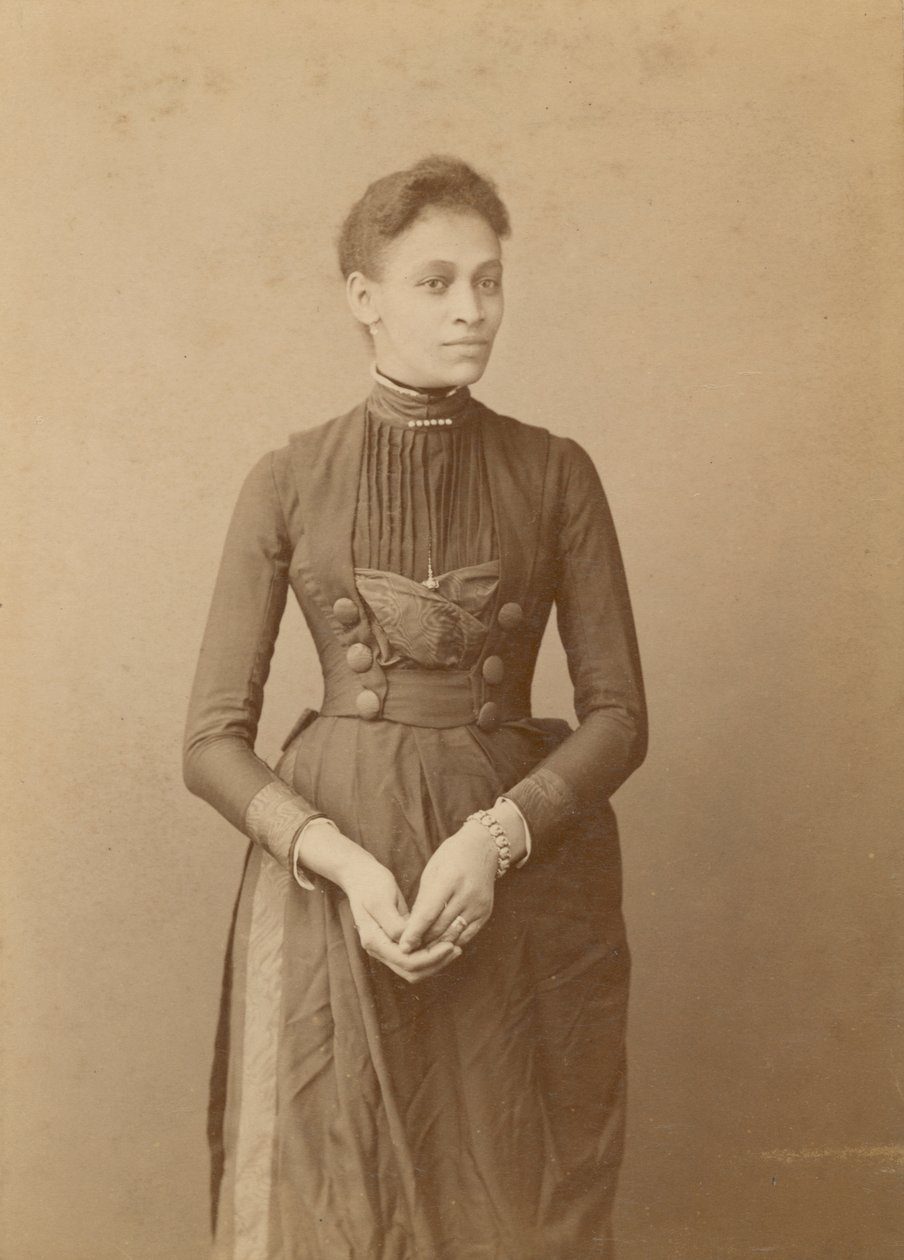 Kabinettkarte einer Frau von William J. Kuebler